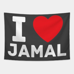 I Heart Jamal Did It Funny Meme Tapestry