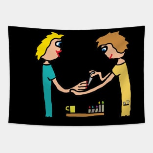 Nail Bar Salon Technician Tapestry