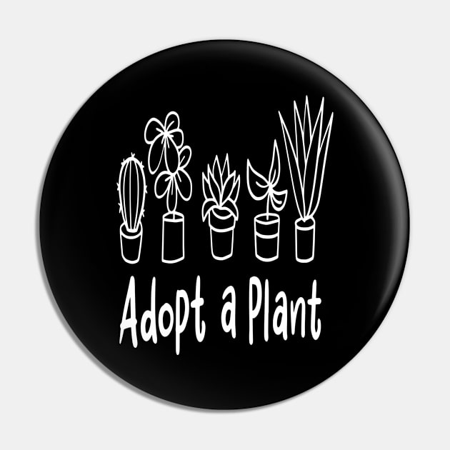 Garden Plant Gardener Gift Motif Pin by Shirtjaeger