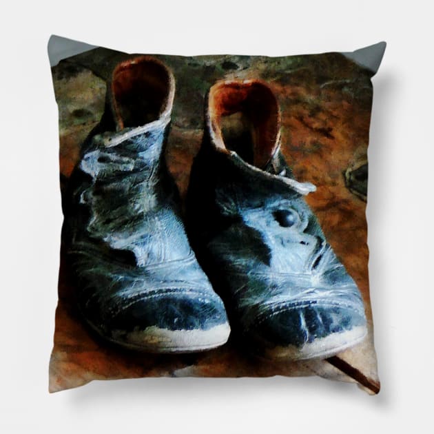 Fashion - Old-Fashioned Shoes Pillow by SusanSavad