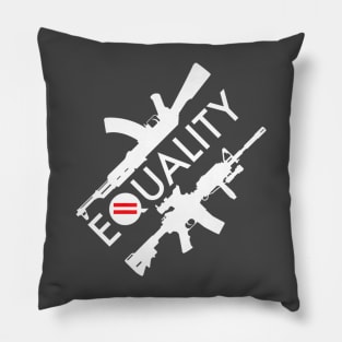 Equality For Gun Owners Patriot Freedom Ar15 Ak47 Pillow