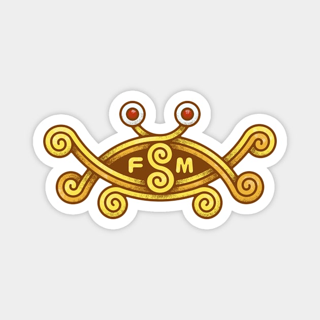 Flying Spaghetti Monster Magnet by Penkin Andrey