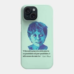 Isabel Allende Portrait and Quote Phone Case