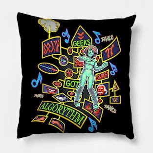 Girl Geeks Got Algorythm Pillow