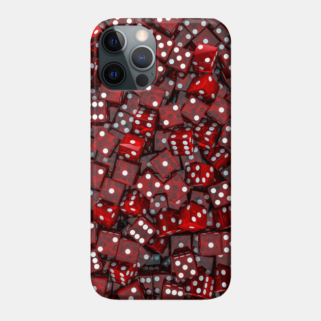 Red Dice - Dice - Phone Case