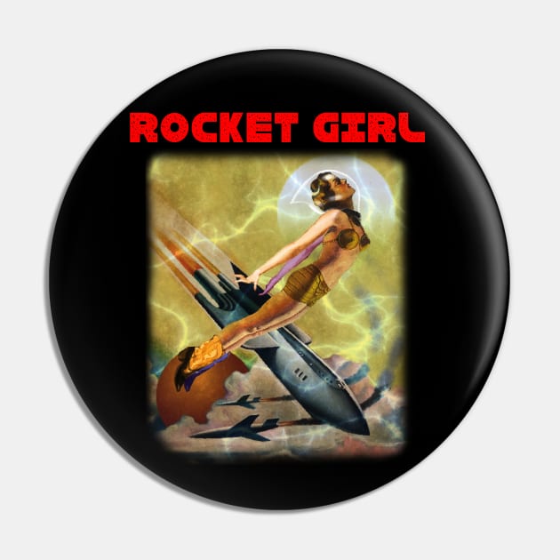 Rocket Girl Pin by MichaelaGrove