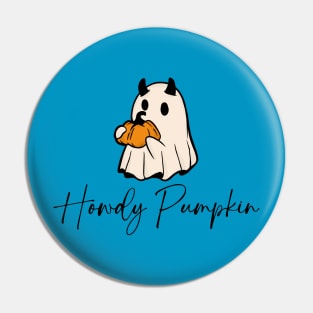 Howdy Pumpkin Pin