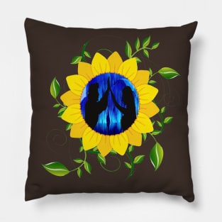 Pocahontas sunflower Pillow