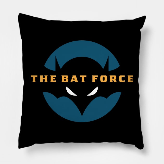 The Bat Force Pillow by BatForceRadio