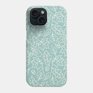 Autumn Leaves in Outlines Phone Case