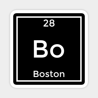 Boston Periodic Table Element Magnet