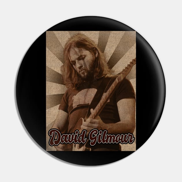 Vintage Classic David Gilmour Pin by StickMen