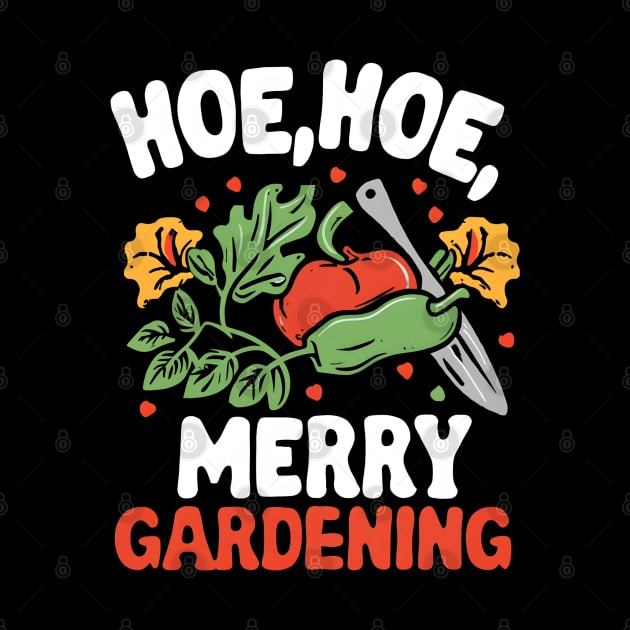 Hoe Hoe Merry Gardening by NomiCrafts