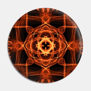 The fiery sphere Pin