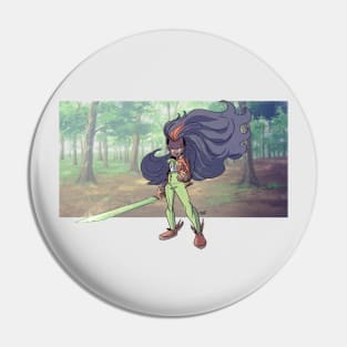 wild hair person Pin