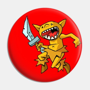 Adorkable Goblin Pin