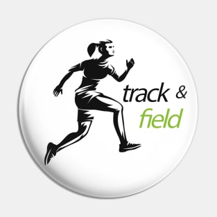 Runner Track & Field Pin