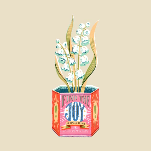 Self Care Spring Vintage Tin Can Joy by Rebelform