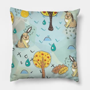 Bunnies Pillow