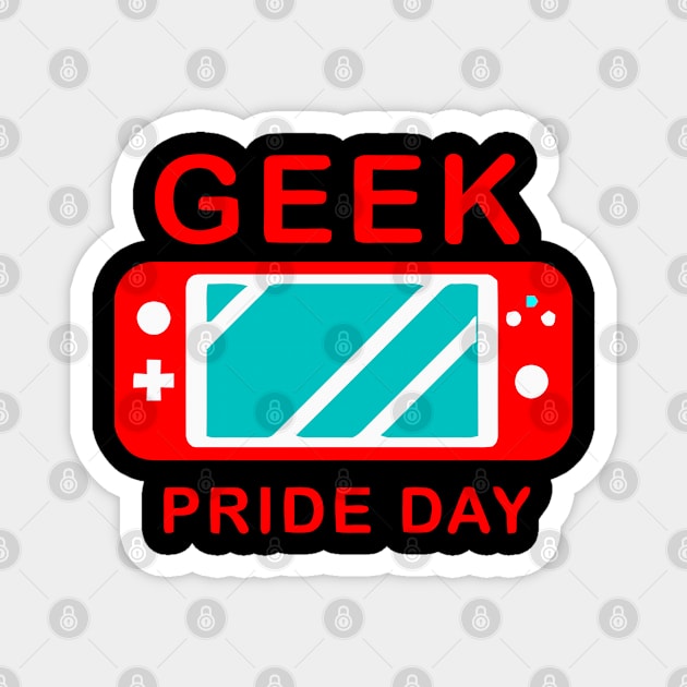 Funny Geek Pride Day With Emulator Game Magnet by RendyPratama