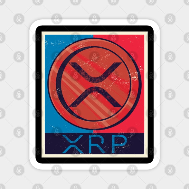 XRP Ripple token Crypto Xrp Army coin Ripple xrp token coin token Crytopcurrency Magnet by JayD World