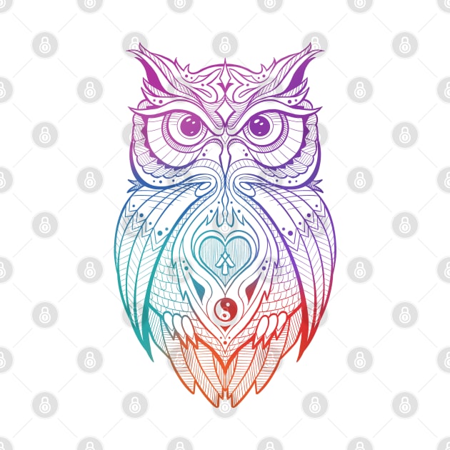 OWL Warrior Heart Line Art by Robbgoblin