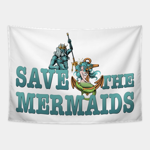 Save the mermaids Tapestry by pickledpossums