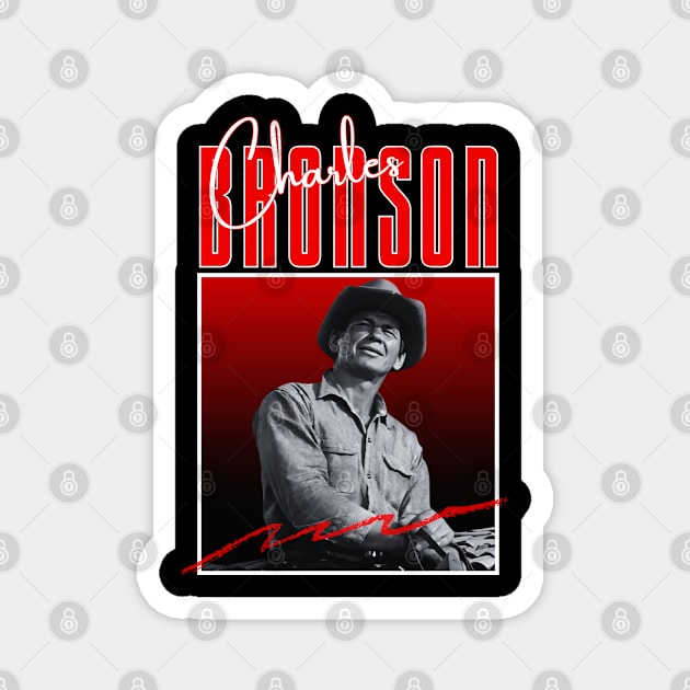 Charles bronson///original retro Magnet by DetikWaktu