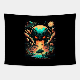 Alien Invasion 2 Tapestry