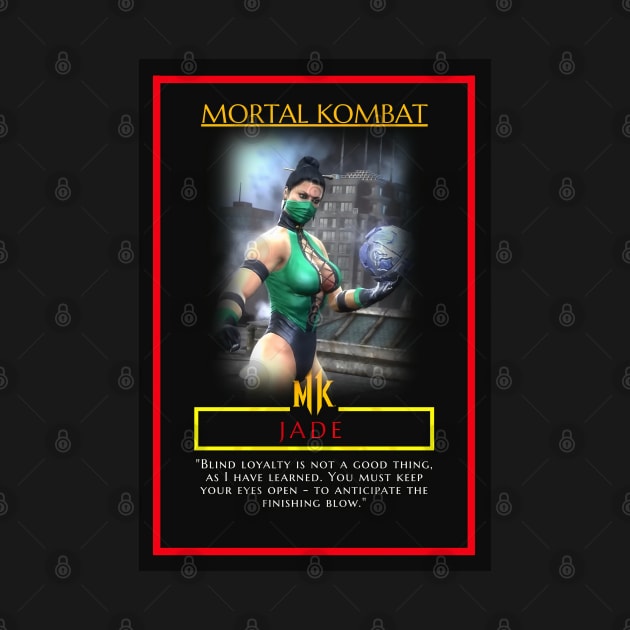 Jade Mortal Kombat (MKX), Poster,pillow and more. by Semenov