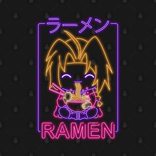 Neon Ramen Alchemist by Donnie