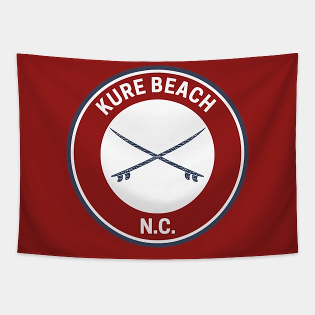 Kure Beach North Carolina Tapestry by fearcity