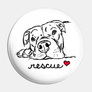 Rescue Dogs, Pitbull Rescue, Pittie Lovers Pin