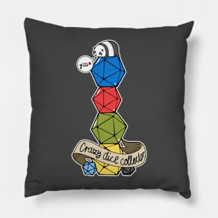  Pen and paper crazy dice collector Pillow