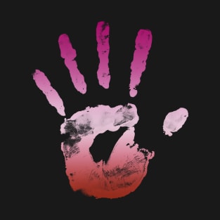 Lesbian Handprint T-Shirt