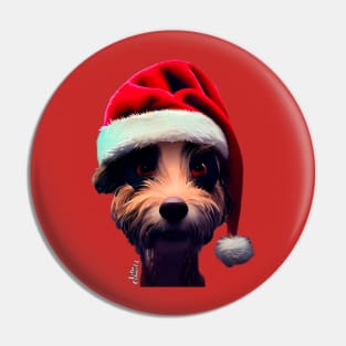 Christmas Funny dog Pin