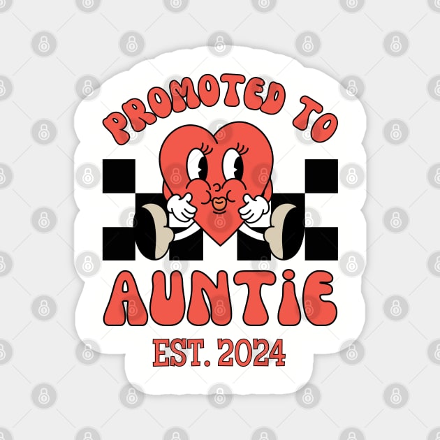 Promoted to Auntie 2024 Cute New Aunt Est 2024 Aunt 2024