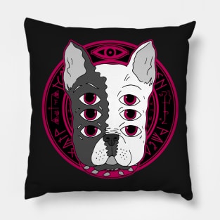 6x eyes French Bulldog Pillow