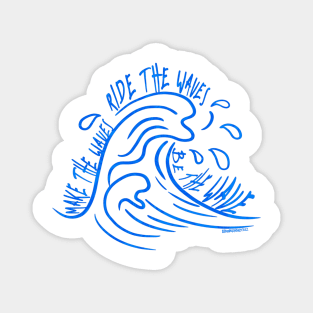 Be the Wave v1 Blue Magnet