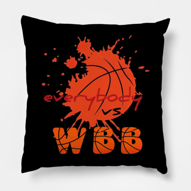 Down staley everybody vs wbb Pillow by IainDodes