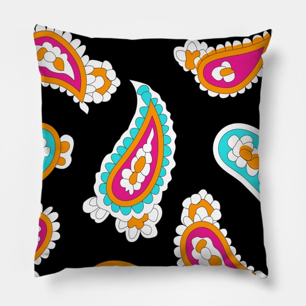 Paisley Pillow by ilhnklv