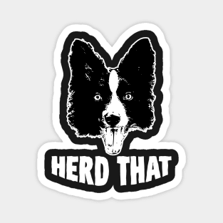 Herd That Border Collie Farm Dog Magnet