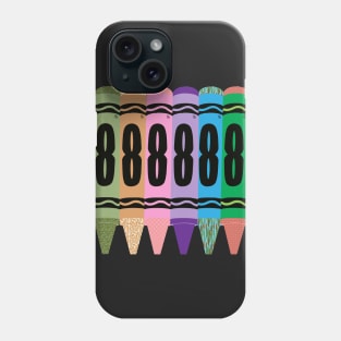 Ocho (8) Pack Crayons Phone Case