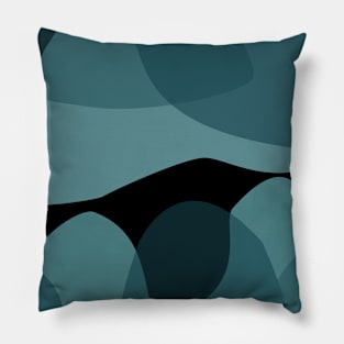 Blue Wave Layer Pillow