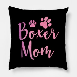 Boxer Mom, Cute Boxer Lover Dog Owner Pillow