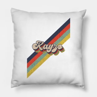 retro vintage color Kayzo Pillow