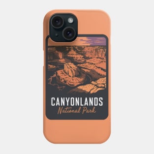 Canyonlands National Park Sunset Emblem Phone Case