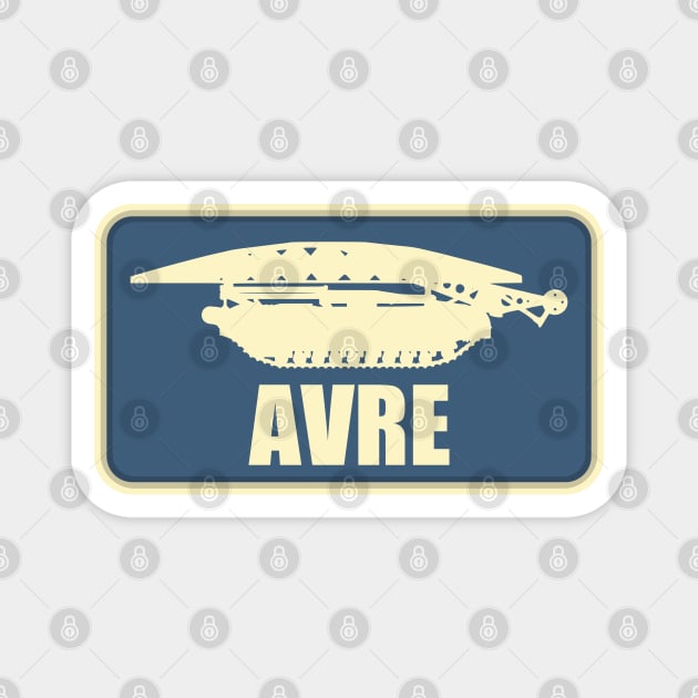 AVRE Armoured Vehicle Royal Engineers Magnet by TCP