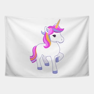 Cute little unicorn Tapestry