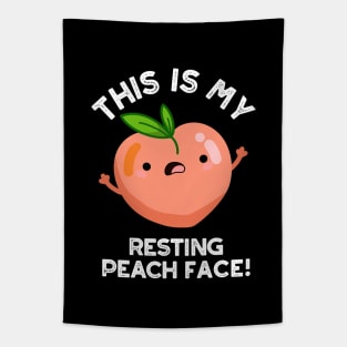 This Is My Resting Peace Face Pun Tapestry